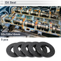 Set of 5 Oil Seal Rotary Shaft Seal Nitrile Rubber 52x100x10mm