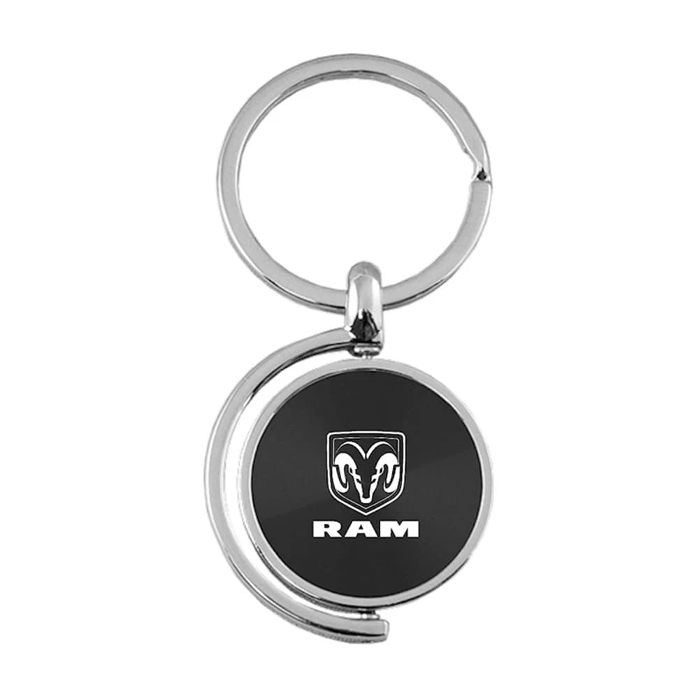 Black Spinner Keychain KC1025.RAM.BLK - Officially Licensed for Dodge RAM