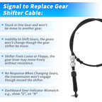 Auto Shift Transmission Cable for Nissan Versa 1.8L (2007–2013) 34935EM30A