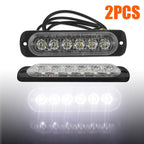 2 x 12V Off-Road Fog Lamp LED Work Light Flood Light Accessory for Universal