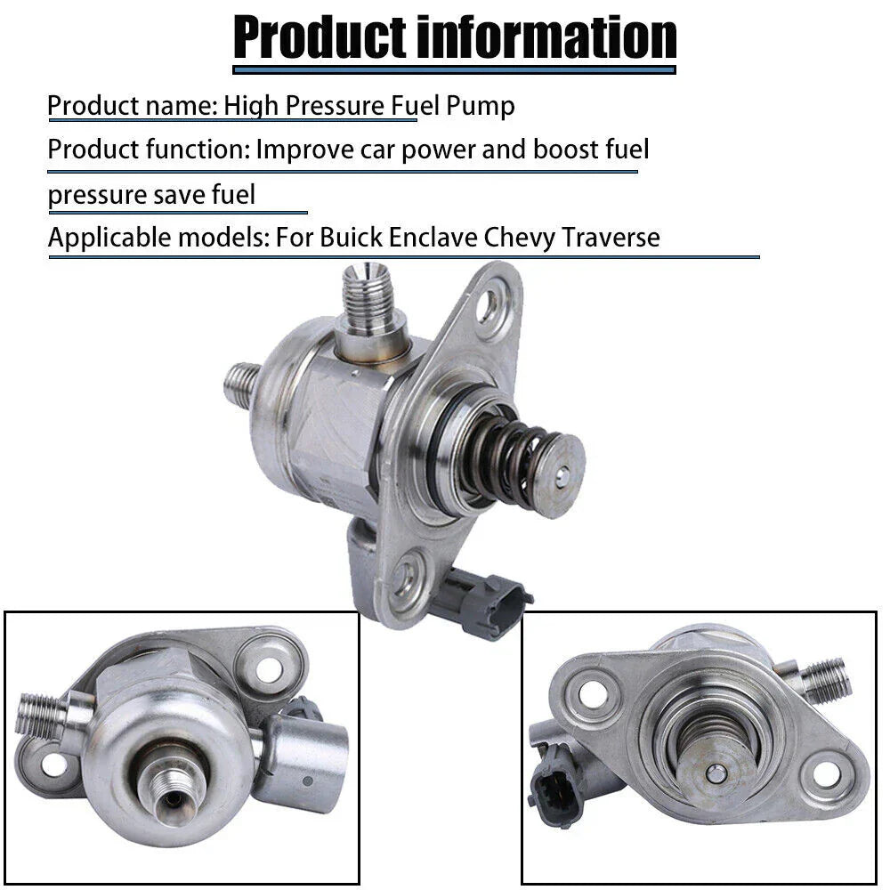 High Pressure Fuel Pump for Buick Enclave, GMC Acadia, Chevrolet Camaro (2007-2017)