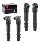 Set of 4 Ignition Coils for Honda CBR954RR (2002–2003) CBR929RR (2000–2001) / 30700-MBW-611