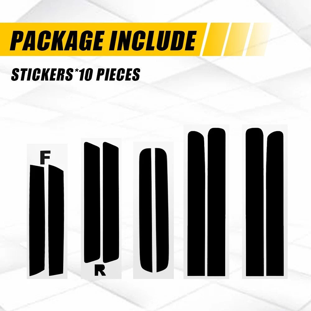 Smoke Tint Tail Light & Side Markers Decal for Dodge Challenger (2015–2023)
