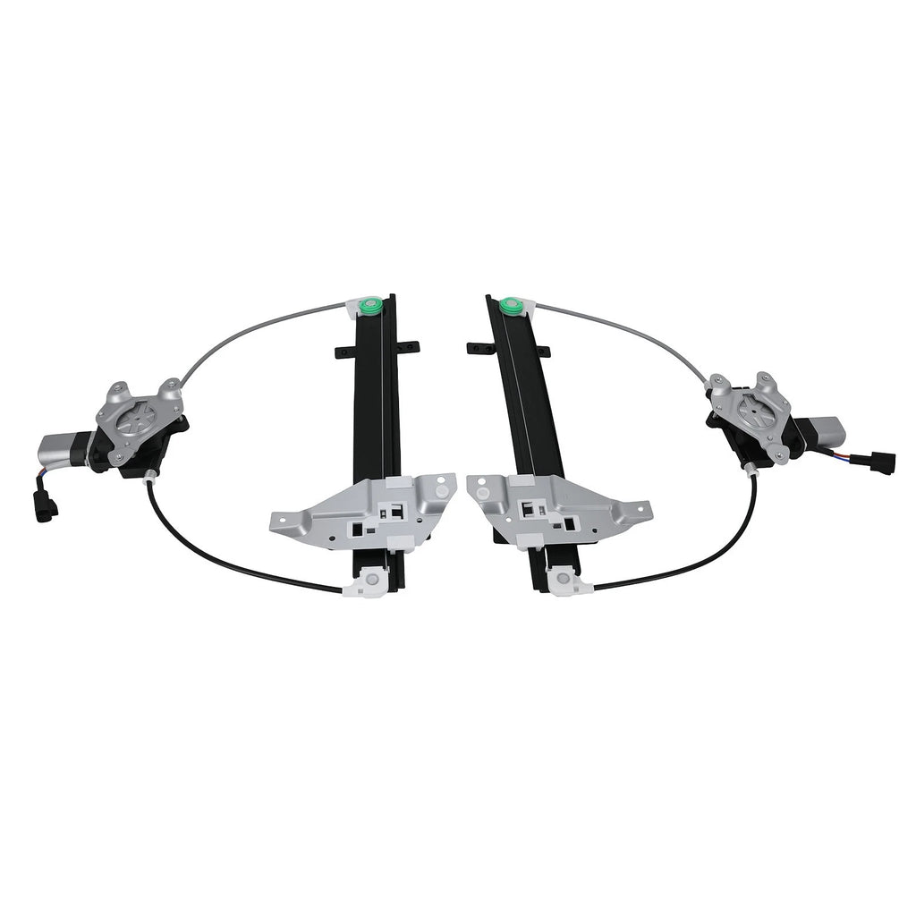 Set of 2 Rear Window Regulators with Motor for Buick Regal Century Intrigue (1997–2005)