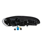 Driver Side Chrome Projection Headlight with LED DRL for Peterbilt (2016–2024)