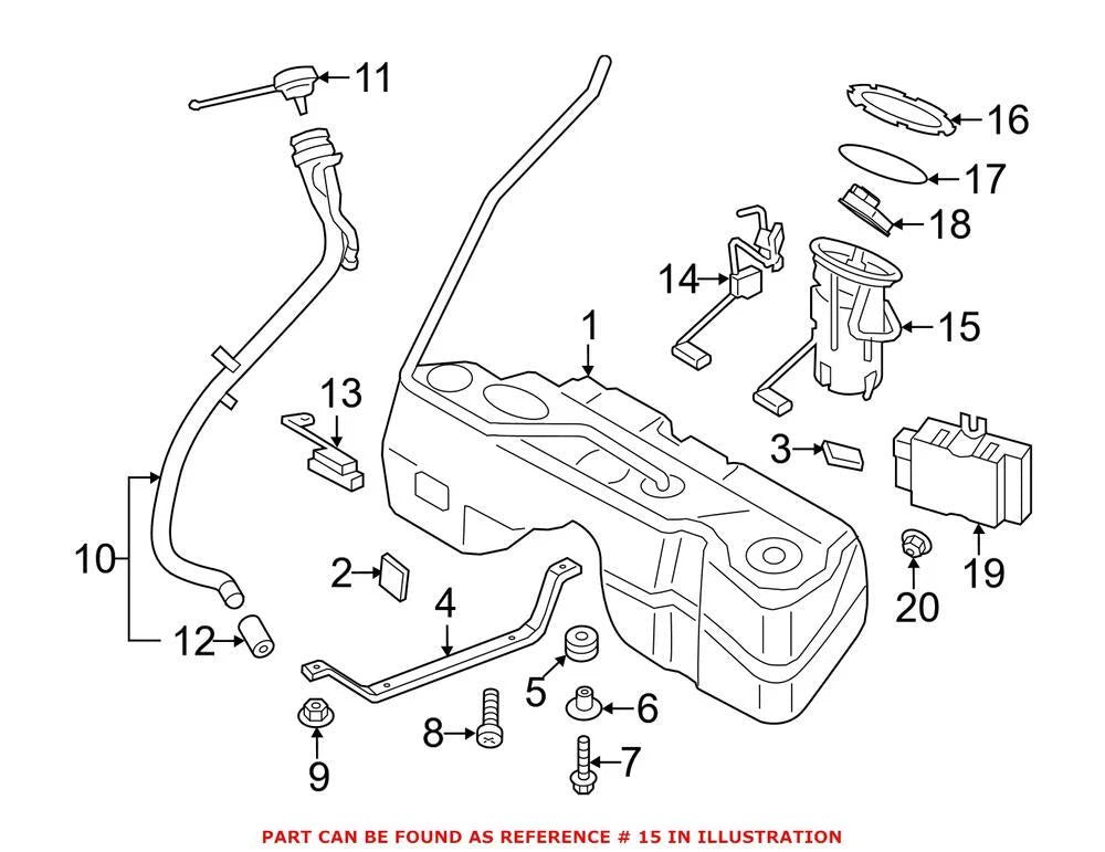 Electric Fuel Pump for BMW (16117319502)