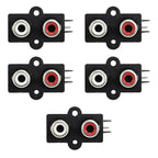 5 Pcs PCB Mount Female Connector for Automotive Audio Systems