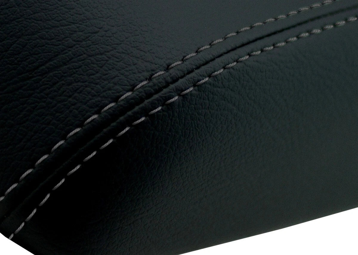 Leather Console Armrest Cover for Cadillac CTS (2008–2014) Black