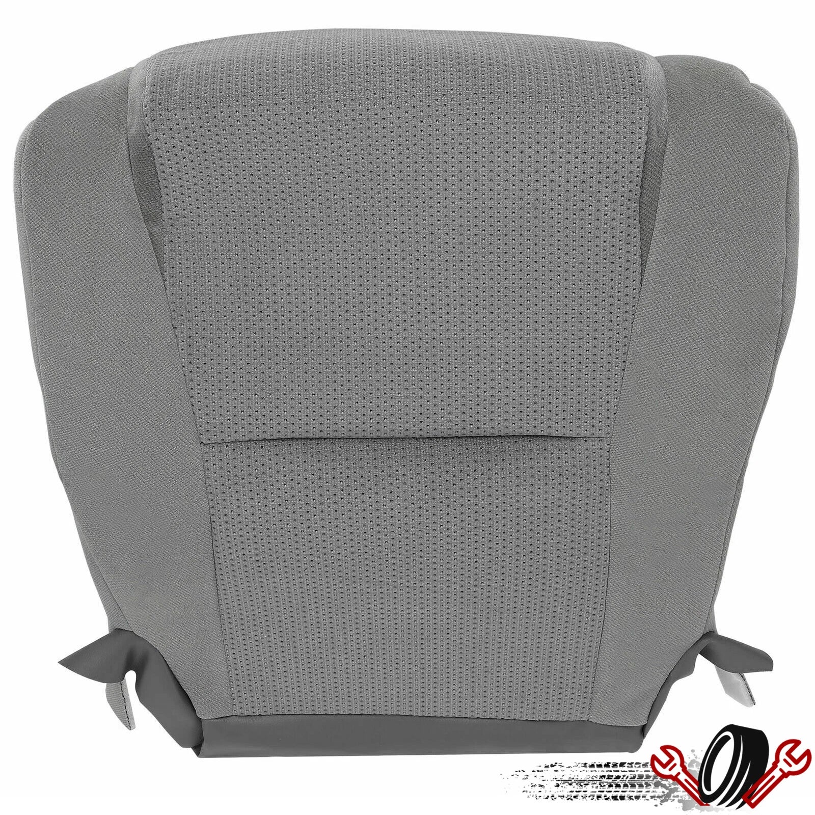 Front Bottom Driver Seat Cover for Toyota Tacoma (2005–2015) Gray Cloth