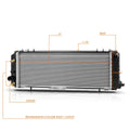 Aluminum Radiator DPI-78 for Jeep Cherokee Comanche Wagoneer (1984–1990)