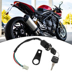 Ignition Switch Lock Key with Bracket for ATV 50cc 110cc (2010–2023)