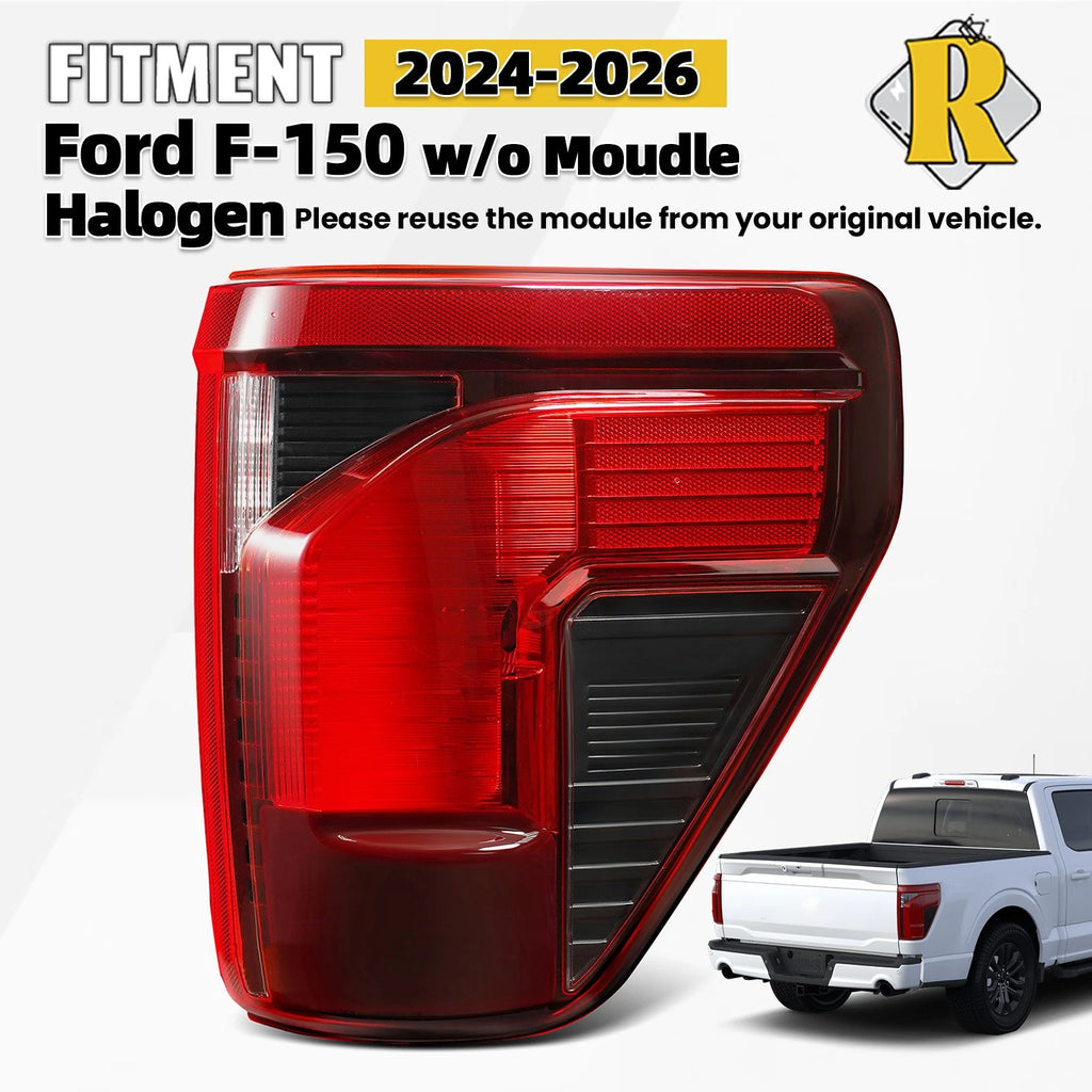 Halogen Tail Light for Ford F-150 (2024–2026) w/ Blind Spot Detection Right