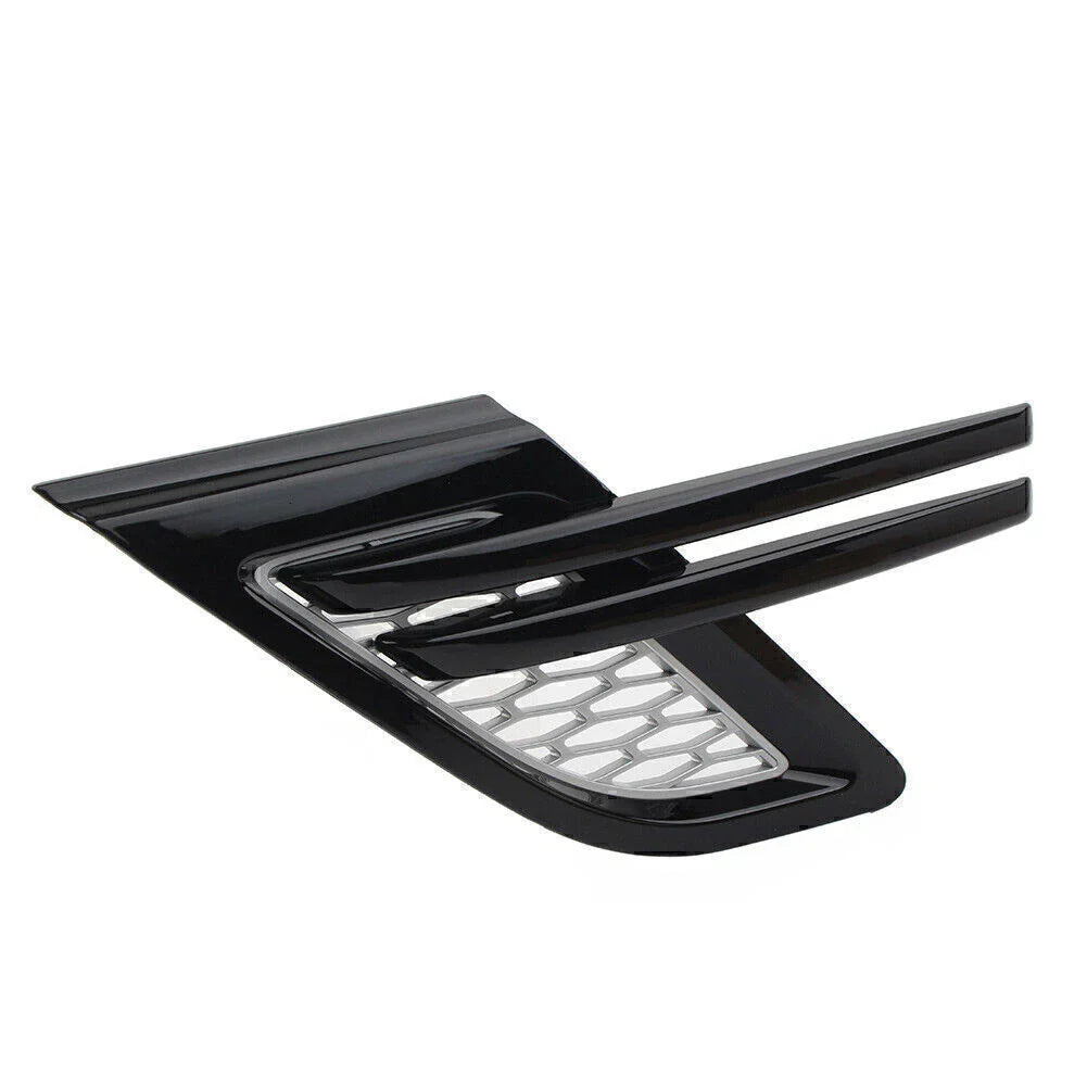 Silver Black Trim Fender Air Vents Grill for Land Rover Range Rover Sport (2006-2013)