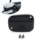 Black Brake Cylinder Reservoir Cover Cap for Harley Touring Road King Road Glide (2009-2023)