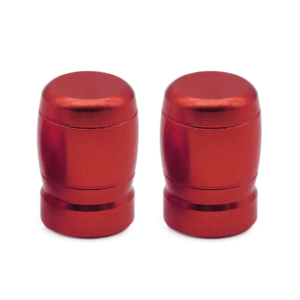 CNC Tire Valve Air Port Cover Cap for Honda PCX125 PCX150 (2010–2023) Red Pair