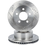 Front Drilled Slotted Brake Rotors for Jeep Wrangler (2000–2006)