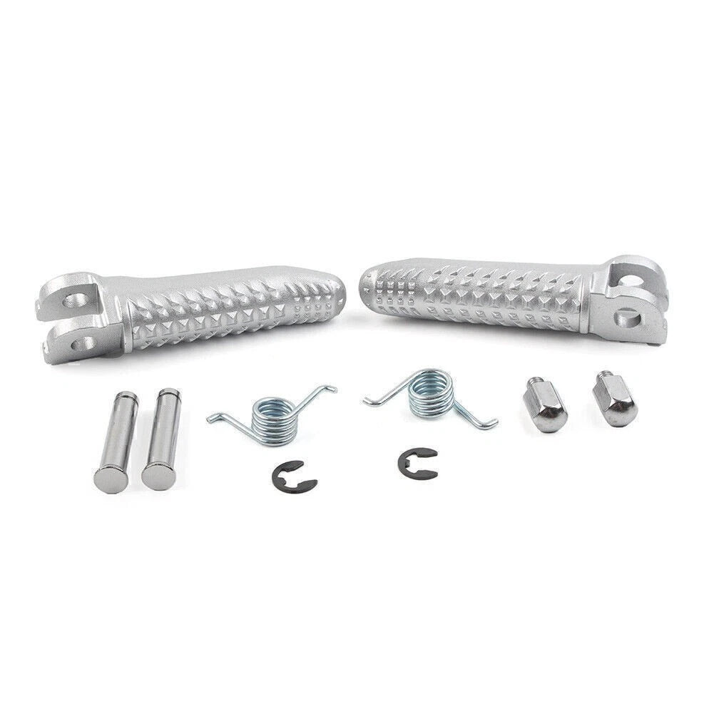 Set of 2 Foot Pegs Footrest for BMW S1000RR (2015–2017) Silver