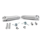 Set of 2 Foot Pegs Footrest for BMW S1000RR (2015–2017) Silver
