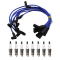 NGK 7mm Wire Set & Denso Iridium Spark Plug Kit for P30 P3500 Yukon (1995–2000)