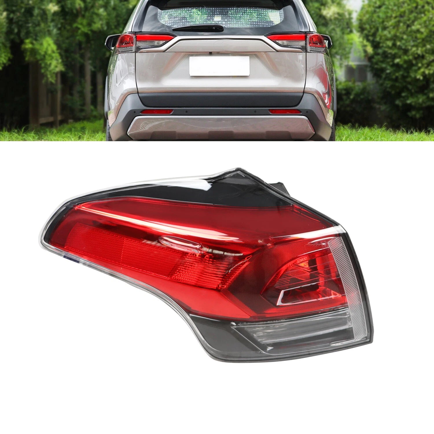 Brake Lamp Driver Side Outer Left Tail Light for Toyota RAV4 (2016–2018)
