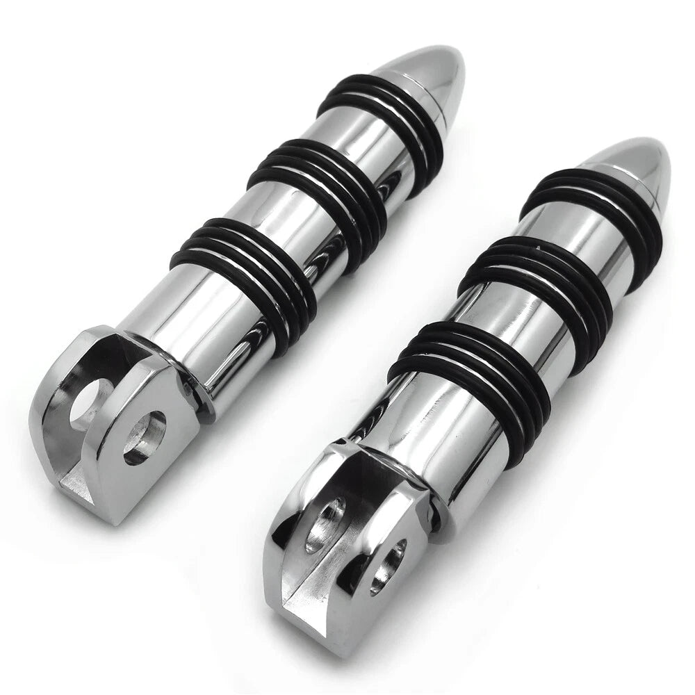 Chrome Front FootPeg for Kawasaki Vulcan 1500 1600 800 Ninja 250 ZX6R ZX10R (1996–2020)