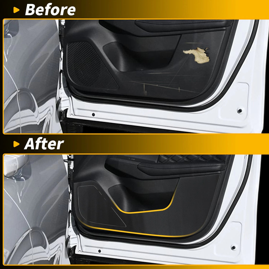 Car Door Anti Kick Pad Sticker Scratch Protector for Mitsubishi Outlander (2022–2025)