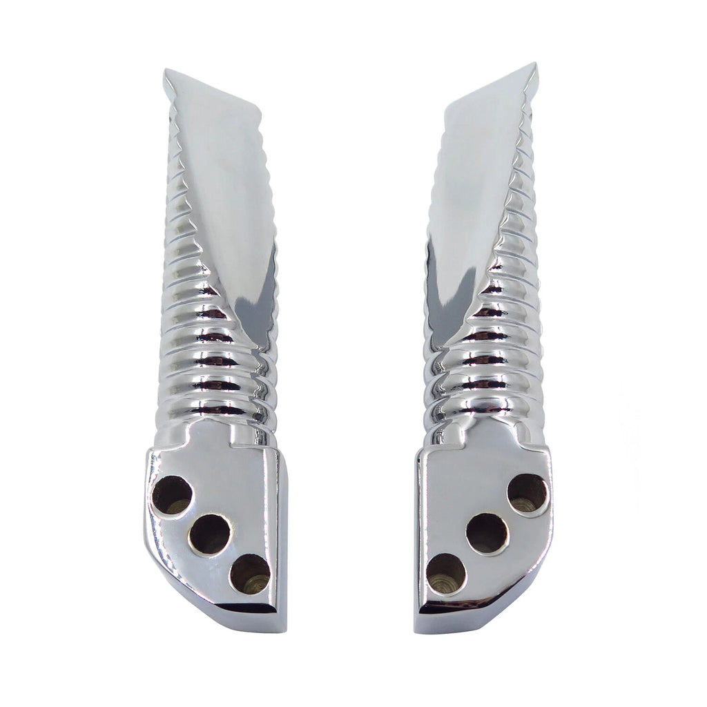 Chrome Racing Foot Pegs for Kawasaki ZX-6R 636RR ZZR 750 1100 1200 10R