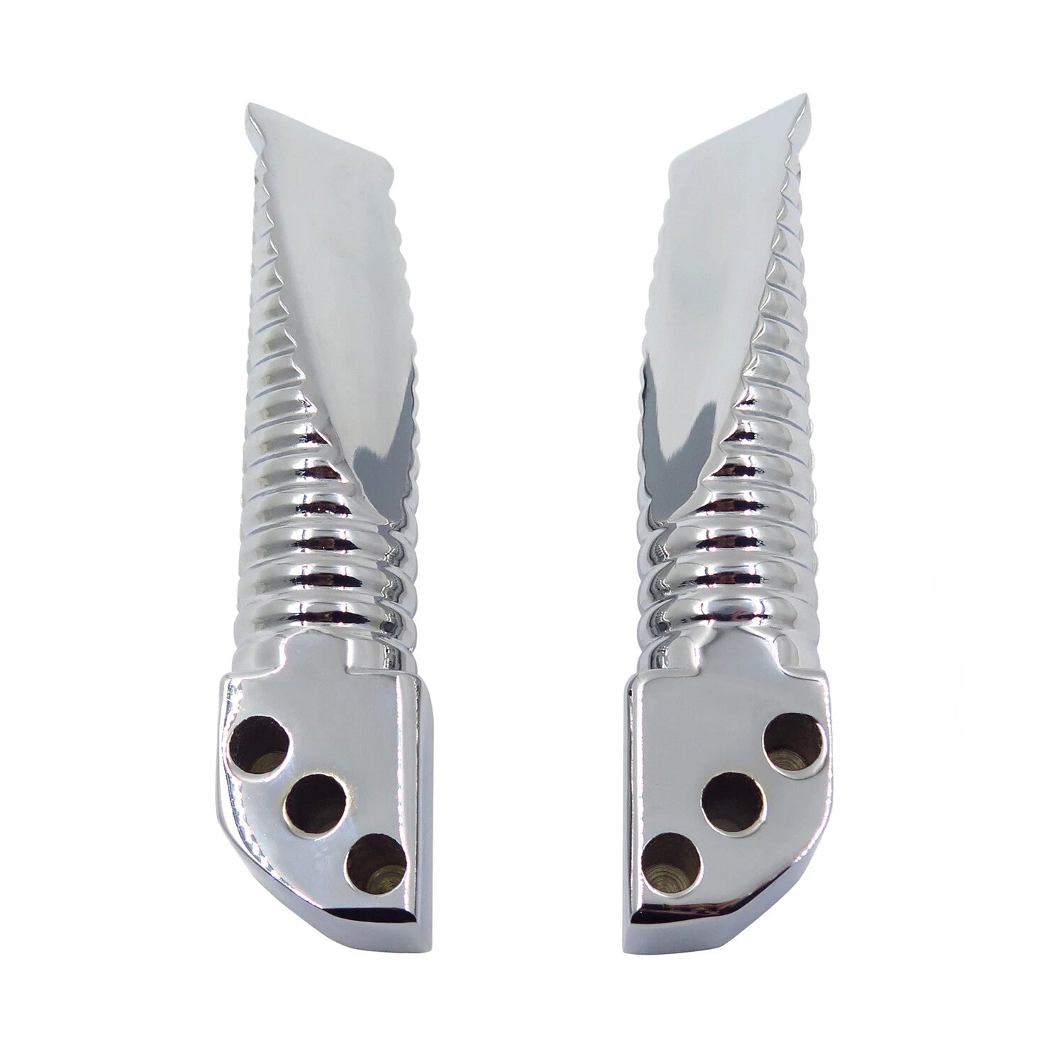 Chrome Racing Foot Pegs for Kawasaki ZX-6R 636RR ZZR 750 1100 1200 10R