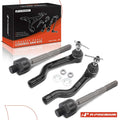 Set of 4 Front Inner & Outer Tie Rod Ends for Honda Accord (2013–2017)
