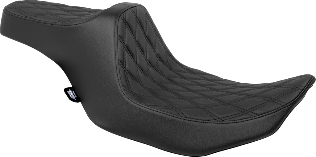 Predator III Seat for Harley FLT/FLH (Double Diamond, Black)