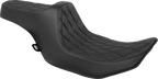 Predator III Seat for Harley FLT/FLH (Double Diamond, Black)