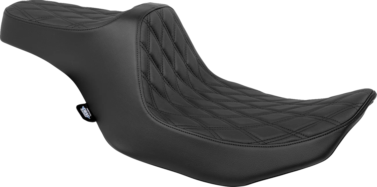 Predator III Seat for Harley FLT/FLH (Double Diamond, Black)