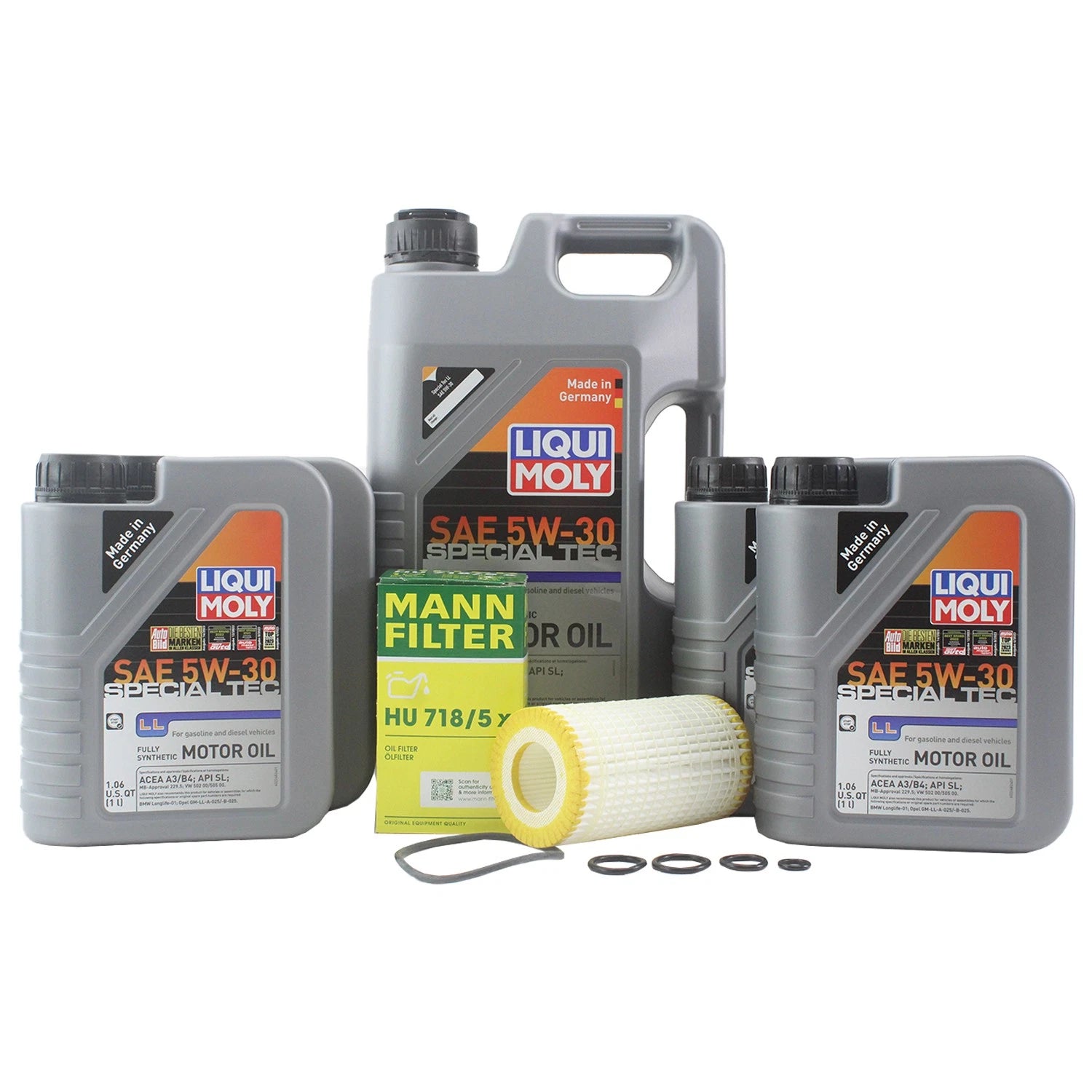 Liqui Moly Special Tec LL 5W30 Oil Change Kit for Mercedes 2.6/3.2L (1994–2005)