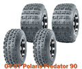 Set of 2 ATV Tires 19x7-8 18x9.5-8 for Polaris Predator 90 (2004–2007)