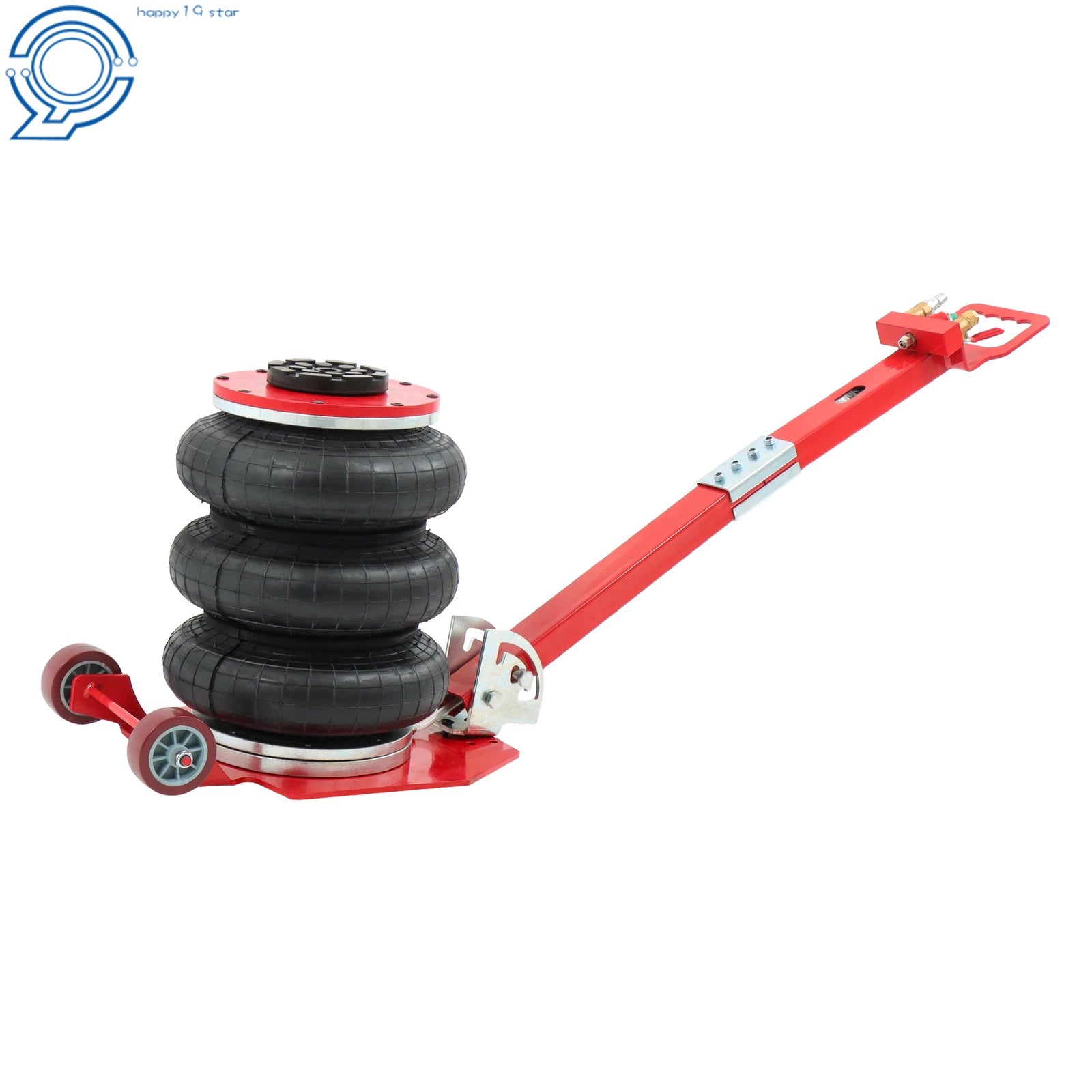 3 Ton Pneumatic Air Jack for Car SUV (17.7" Red)
