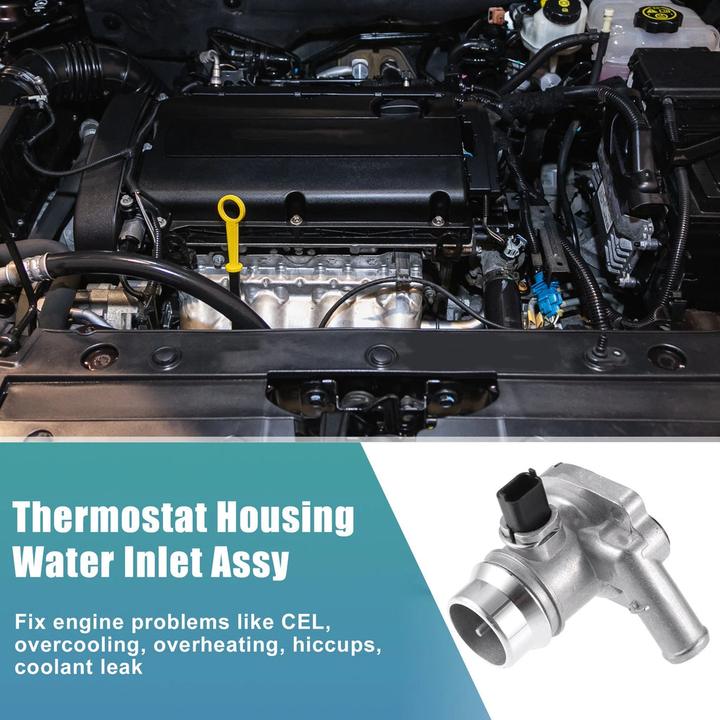 Aluminum Engine Coolant Thermostat Housing for Chevy Cruze, Buick (2011–2019)