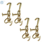 Set of 4 Cluster Hooks for Wrecker Tow Truck Trailer
