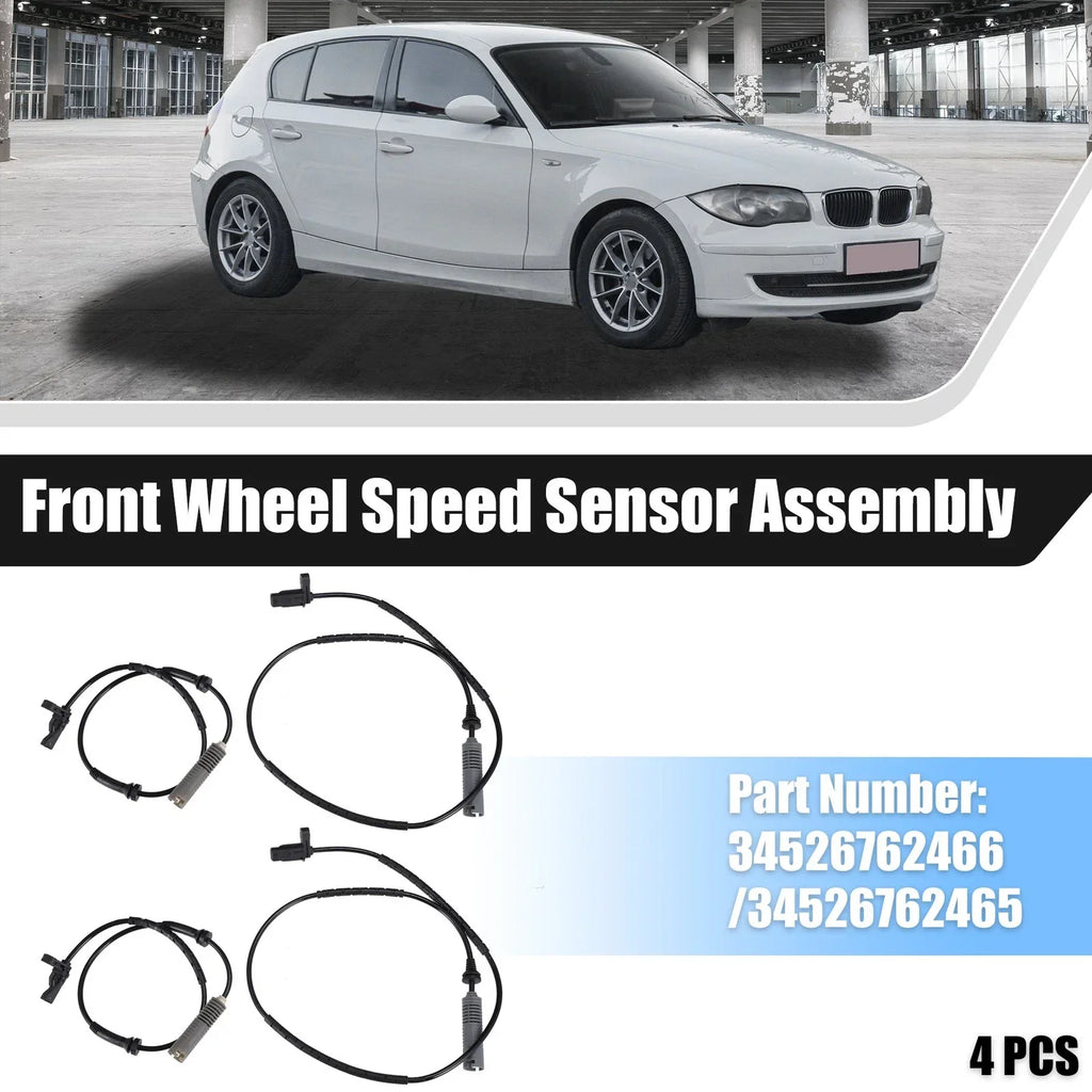 4pcs ABS Wheel Speed Sensor for BMW 125i (2008 - 2013)
