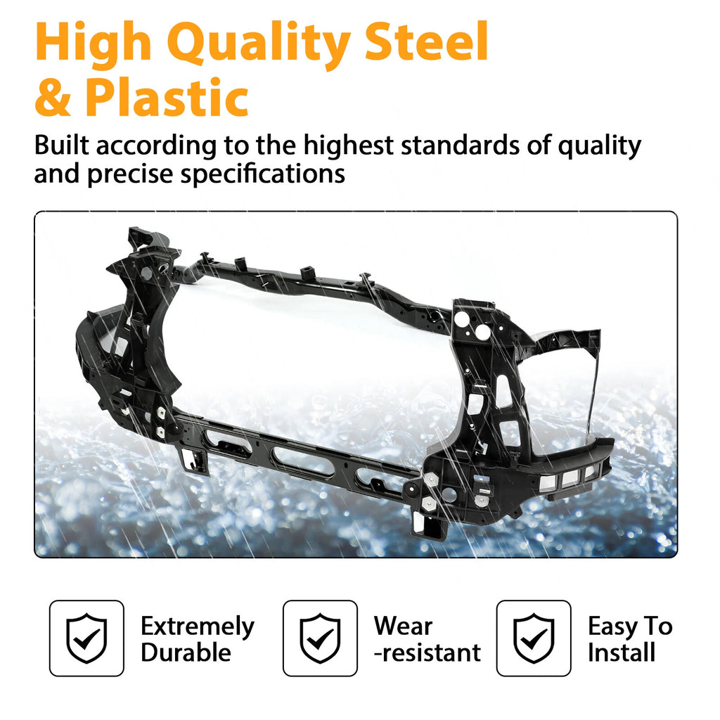Front radiator support with LH & RH headlight bracket for Dodge Ram 2500 3500 (2010–2012)