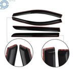 Set of 4 Window Visors for Honda Odyssey (2005–2007) Smoke Vent Shade
