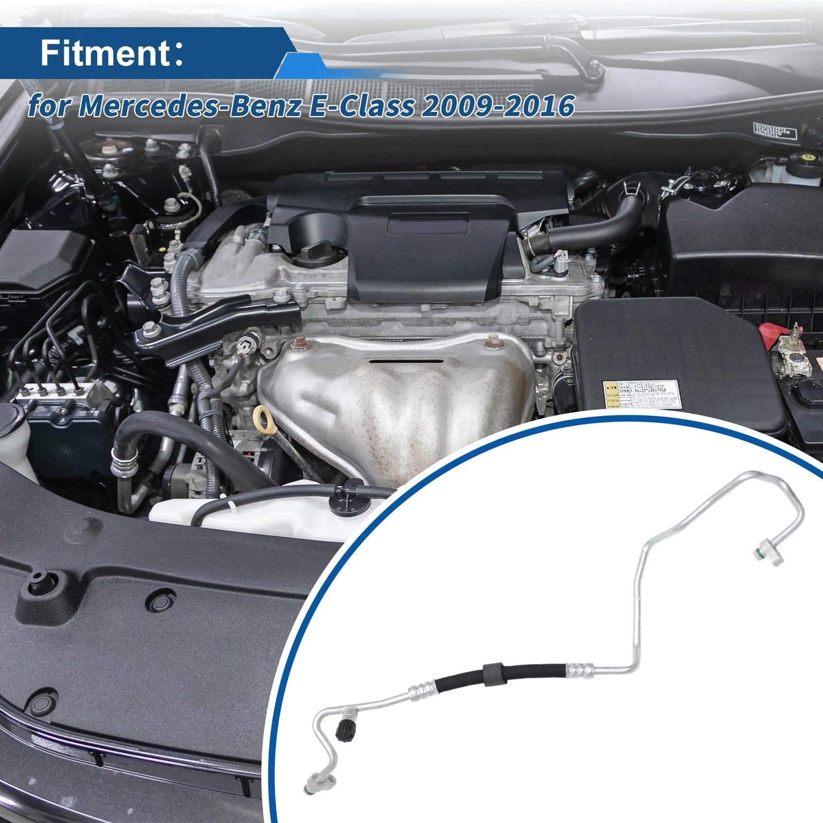 A/C Refrigerant Liquid Hose for Mercedes-Benz E-Class (2009–2016) No.2128302316