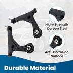 Front Lower Control Arms Tie Rods Sway Bars Link for Volkswagen Routan (2009–2010)