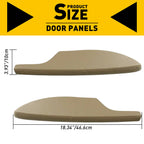 Set of 2 Door Armrest Panels for Honda Accord Coupe (2008–2012) Beige