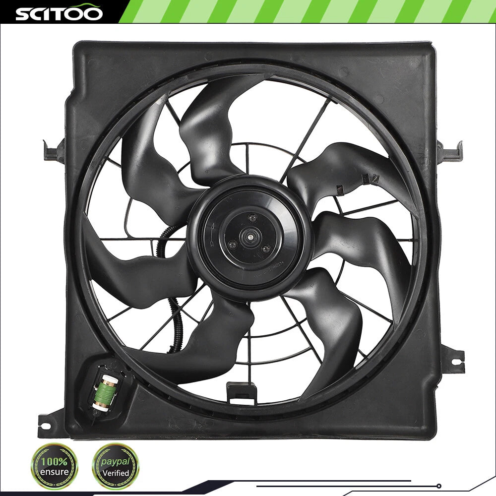 AC Radiator Cooling Fan for Hyundai Sonata (2014) & Kia Optima (2014–2015)