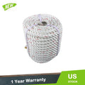 Set of 2 Braided Rope 1 Inch x 120FT 3400 lbs Breaking Strength