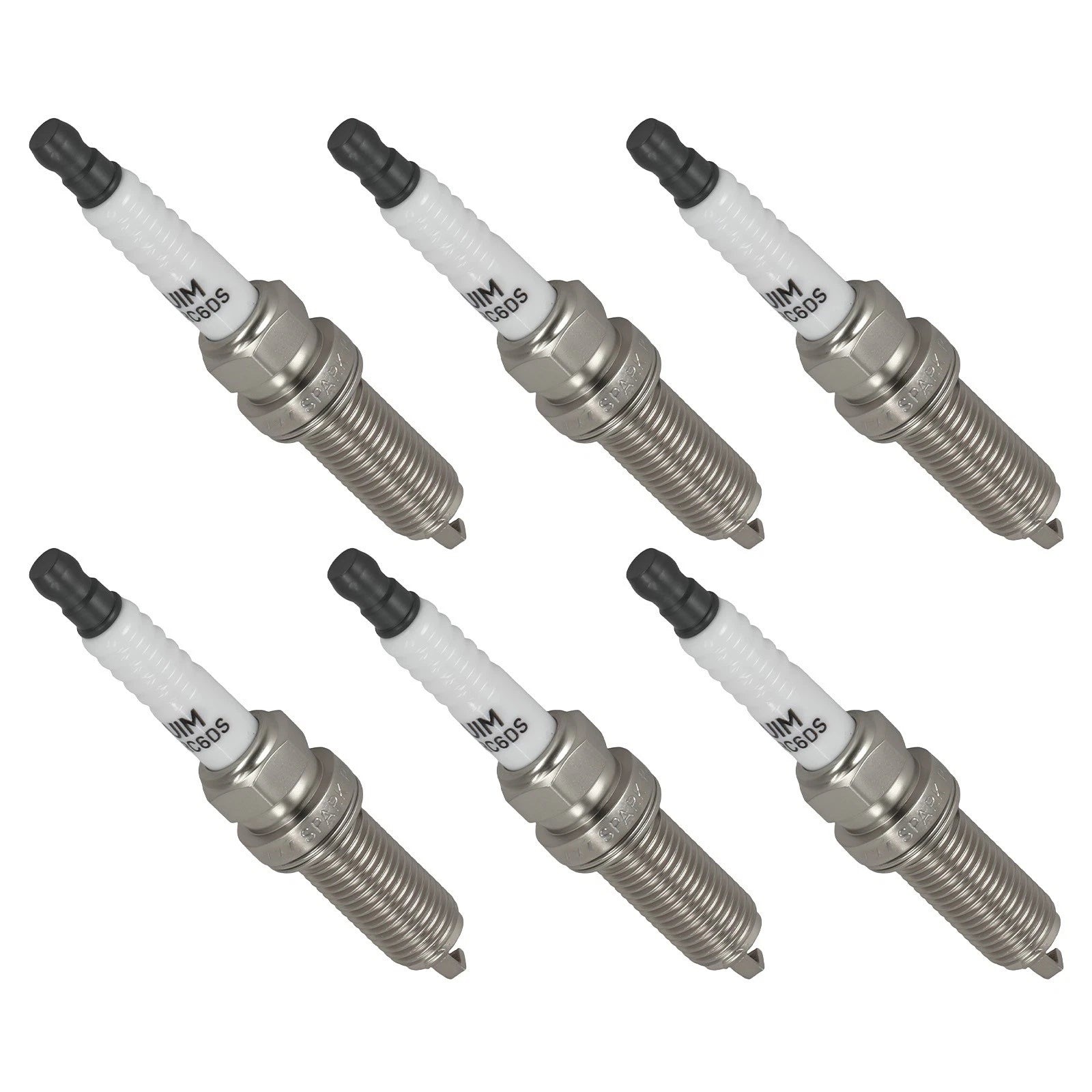 6X Iridium Platinum Spark Plugs for Maserati Levante (2014–2020) V6 3.0L 96372