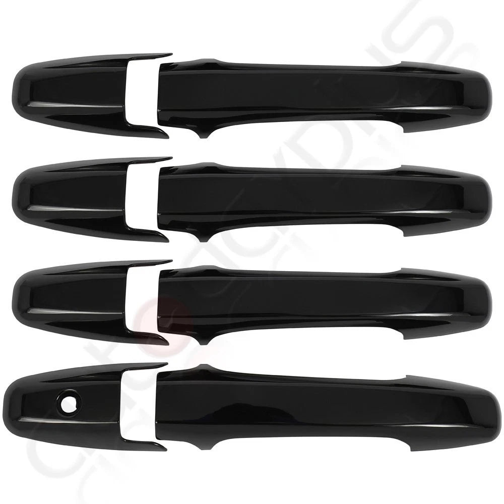 Set of 2 Door Handle Covers for Honda Civic (2006–2011) Glossy Black
