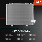 A/C Condenser with Bracket for Mercedes-Benz W210 E300 E320 E430 (1995-1997)