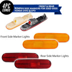 Set of 2 Side Marker Light Covers for Honda Civic Si EP3