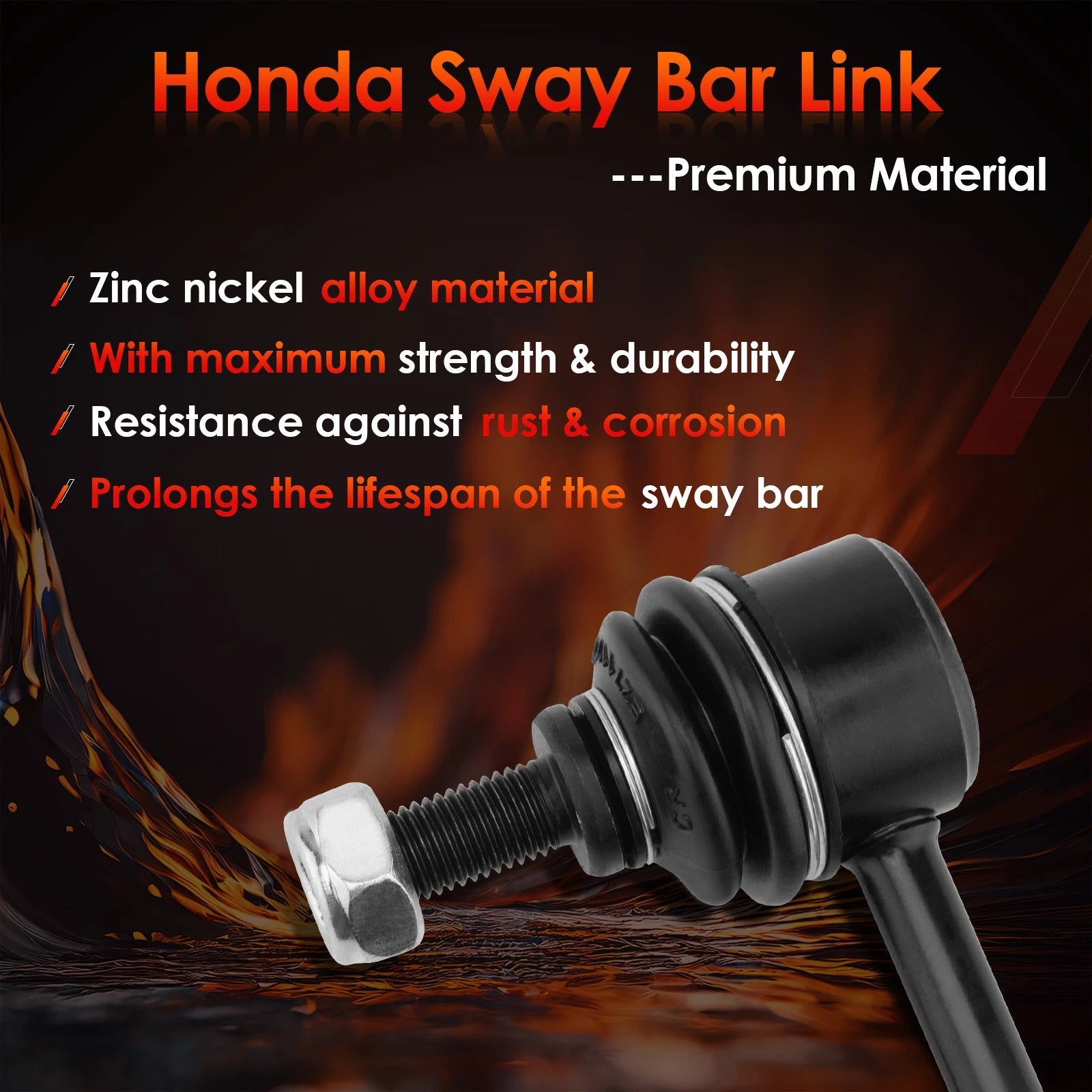 Set of 2 Rear Stabilizer Sway Bar End Links for Honda CR-V (2002-2006)